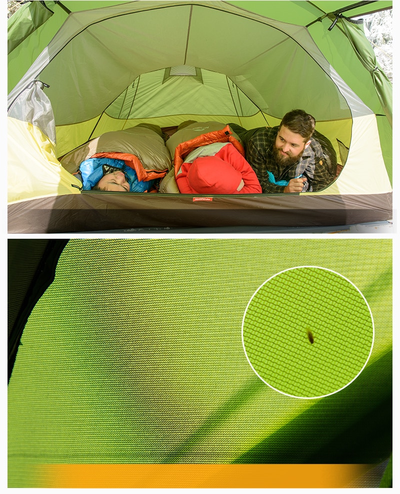 Cheap Goat Tents  New Opalus Tunnel Tent Ultralight Outdoor Camping Sleeping Tent 3 Person Double Layer Backpacking Tents Weatherproof Tents 